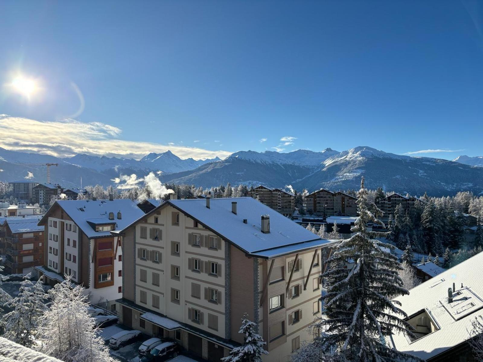 L'Eperon Center Crans Wonderful View Daire Dış mekan fotoğraf