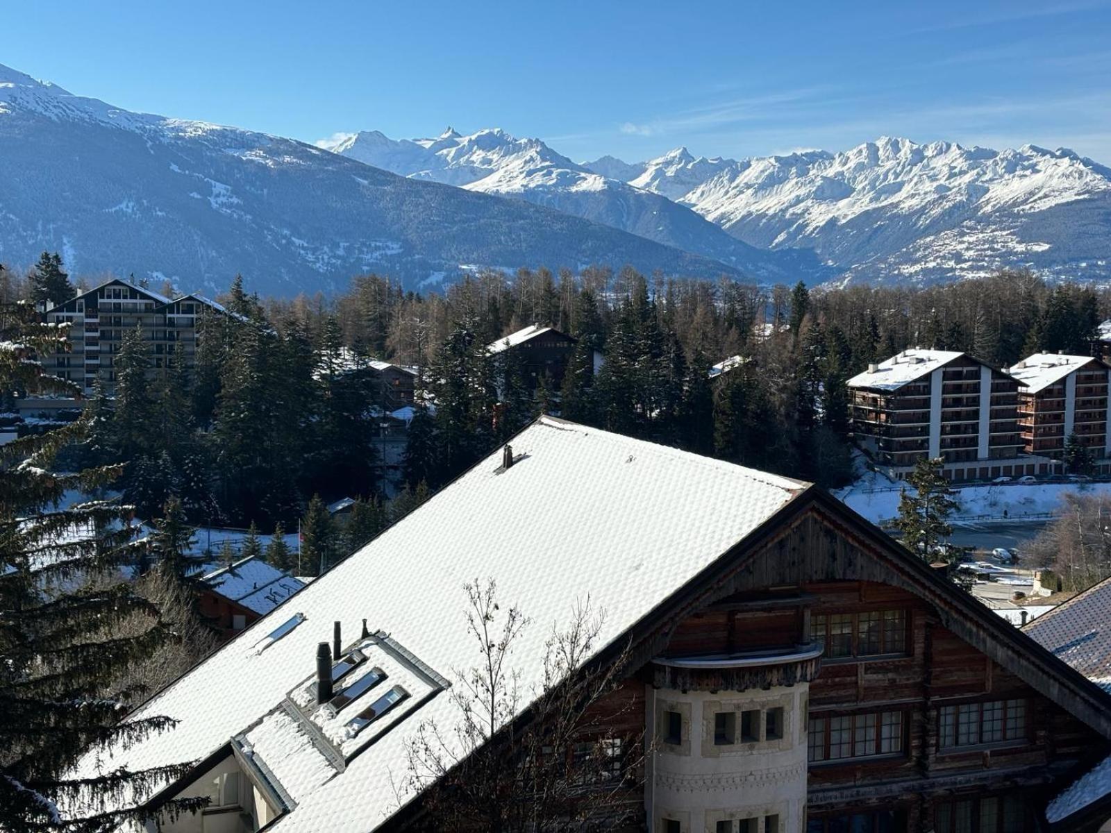 L'Eperon Center Crans Wonderful View Daire Dış mekan fotoğraf