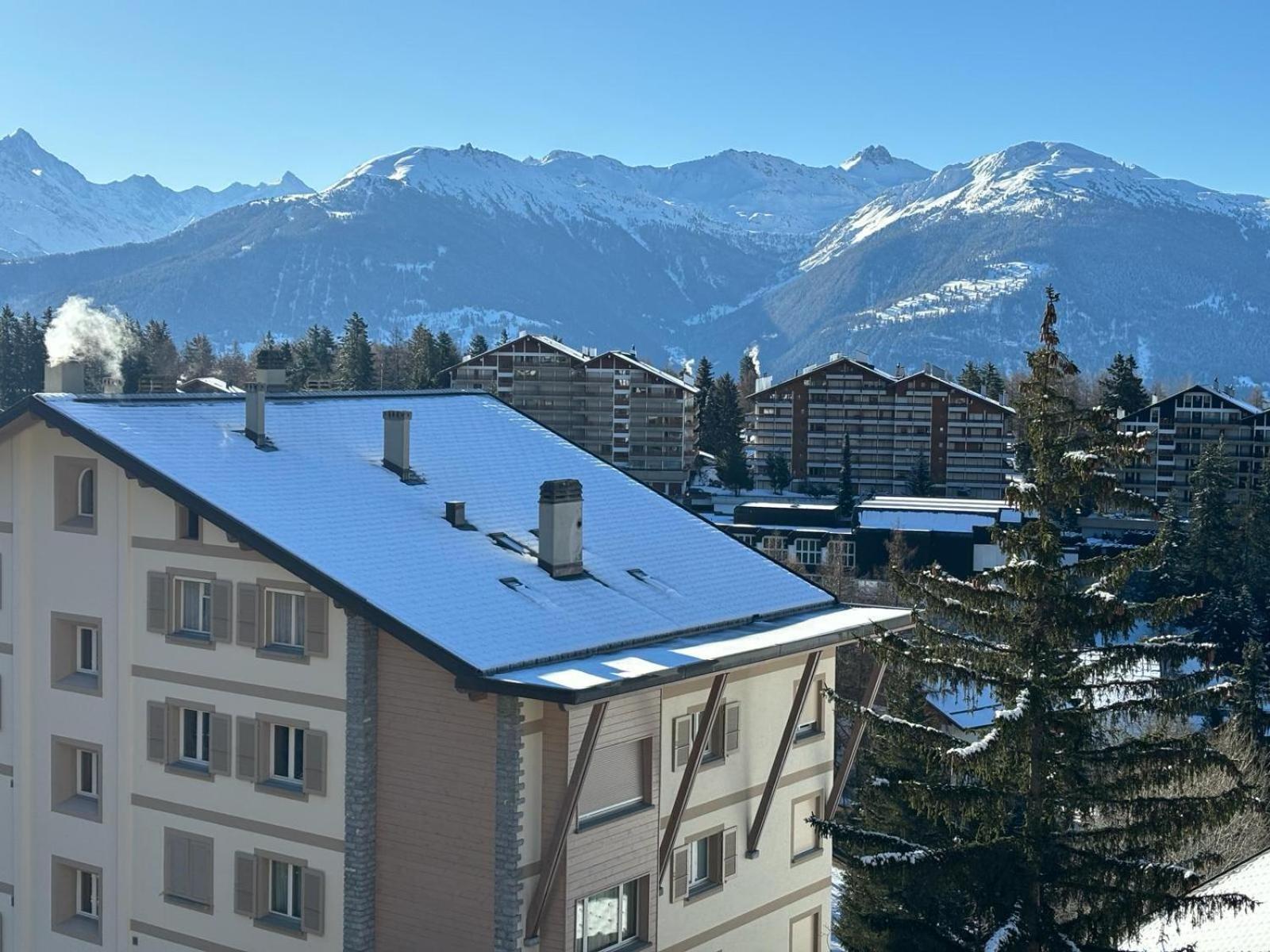 L'Eperon Center Crans Wonderful View Daire Dış mekan fotoğraf