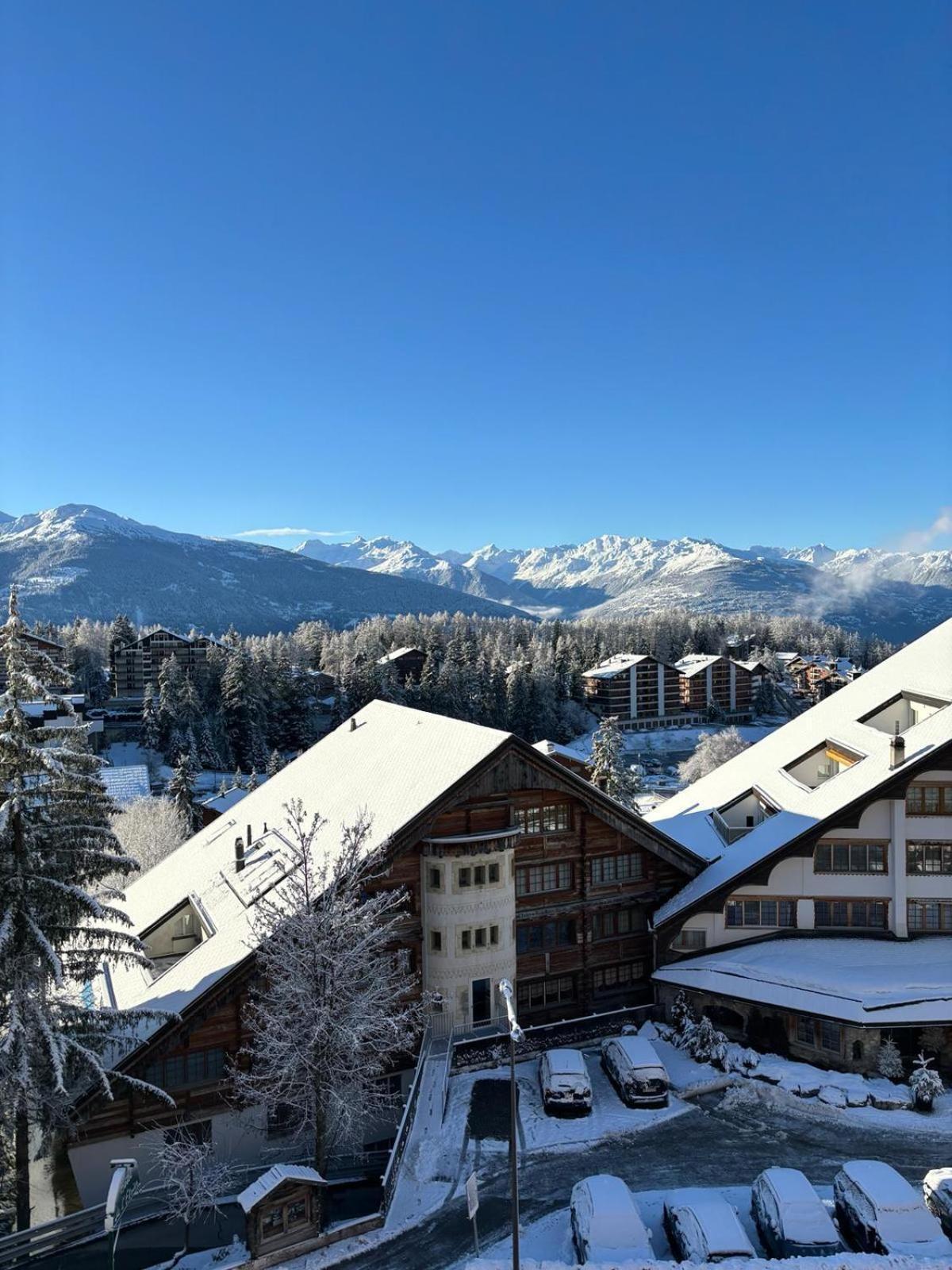 L'Eperon Center Crans Wonderful View Daire Dış mekan fotoğraf