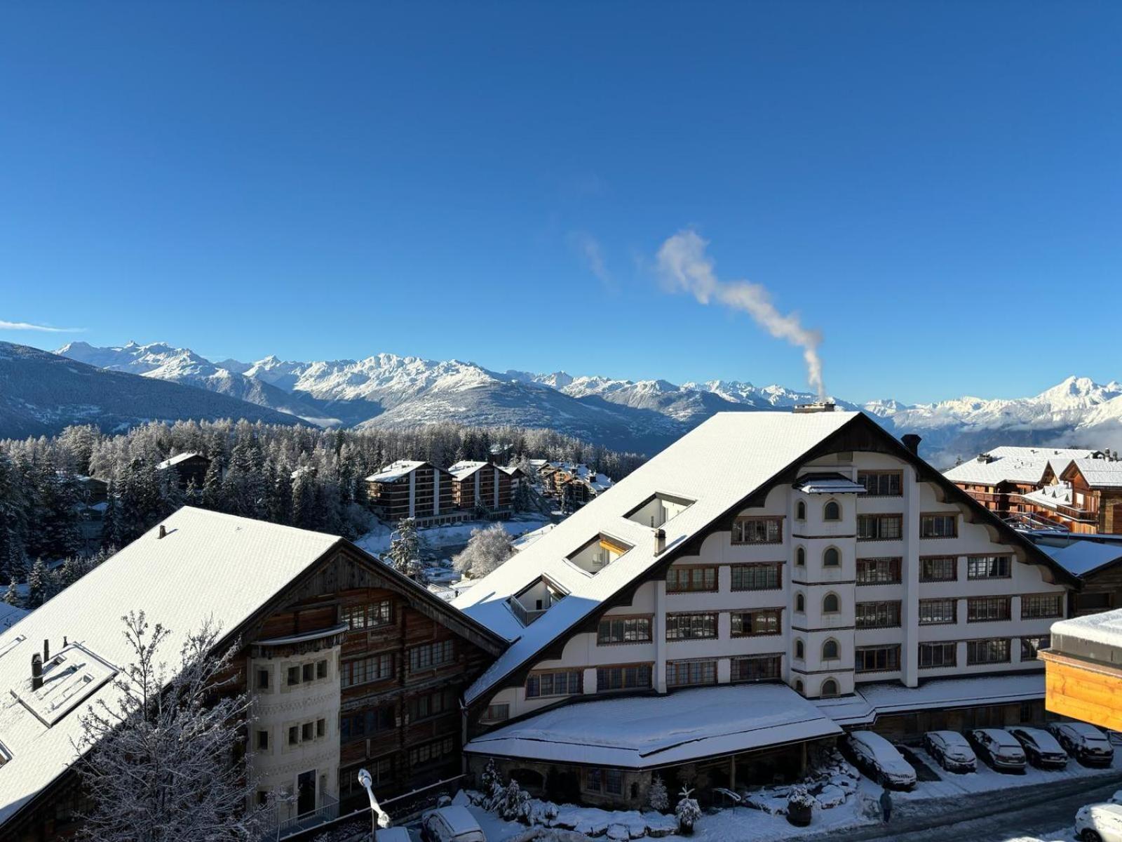 L'Eperon Center Crans Wonderful View Daire Dış mekan fotoğraf
