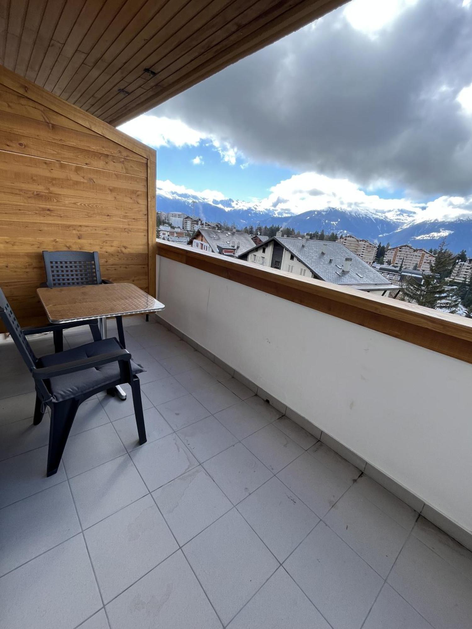 L'Eperon Center Crans Wonderful View Daire Dış mekan fotoğraf