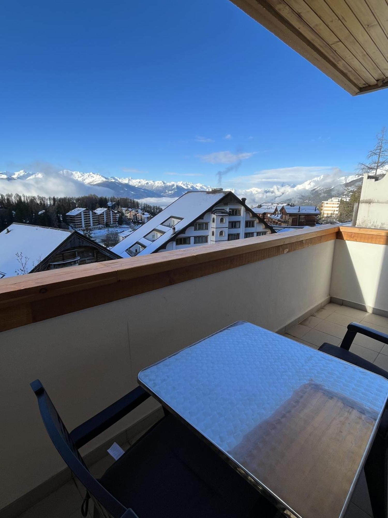 L'Eperon Center Crans Wonderful View Daire Dış mekan fotoğraf