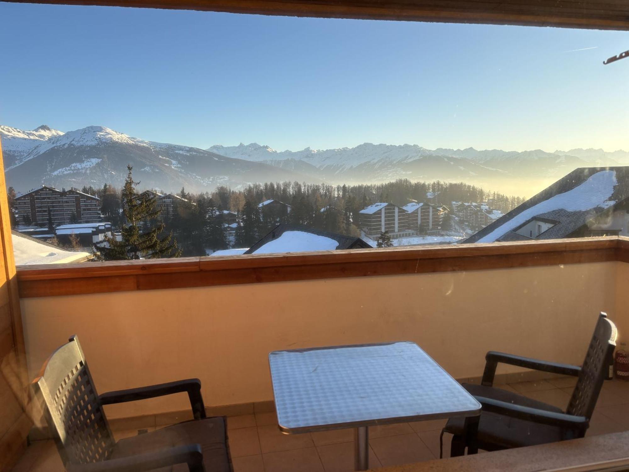 L'Eperon Center Crans Wonderful View Daire Dış mekan fotoğraf