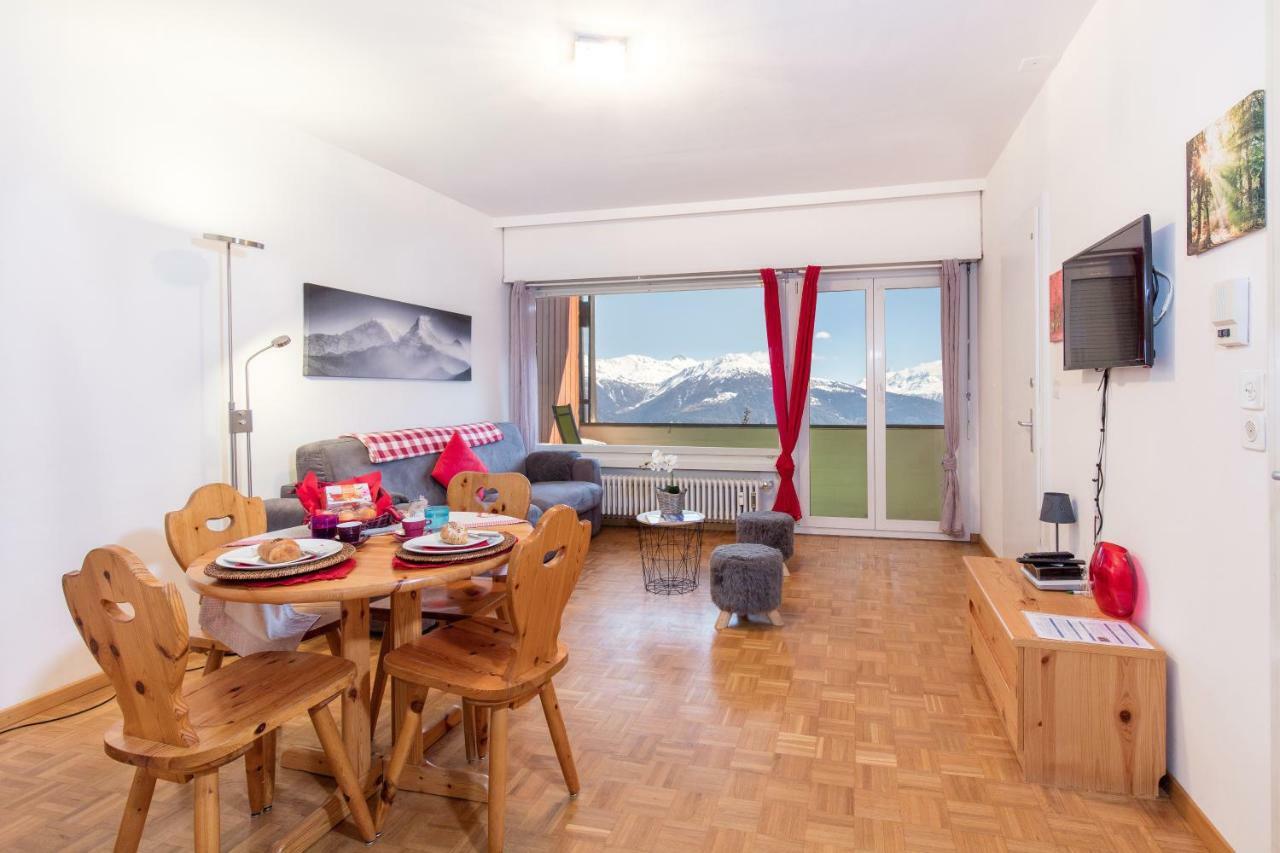L'Eperon Center Crans Wonderful View Daire Dış mekan fotoğraf